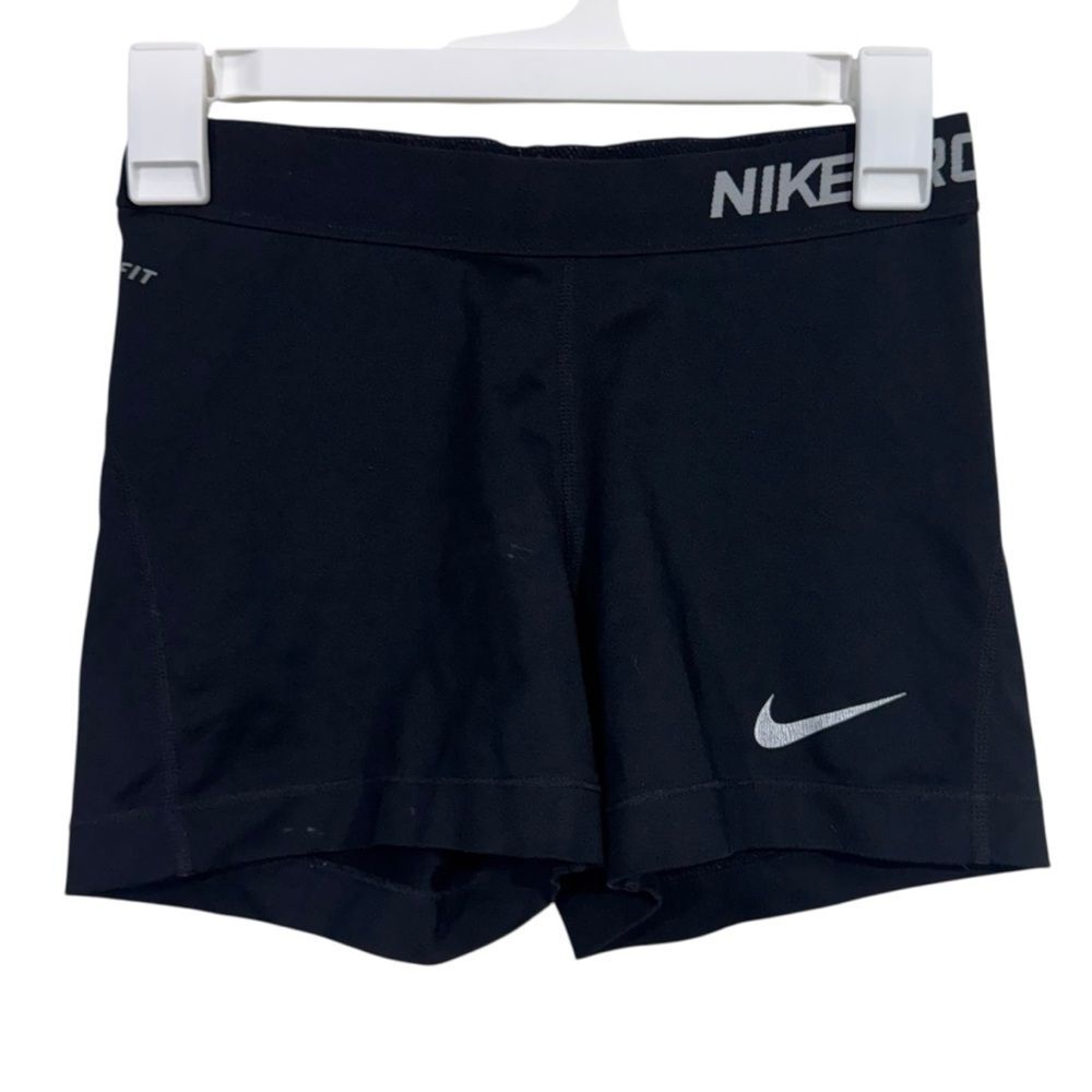 Nike Pro Black Elastic Athletic Shorts